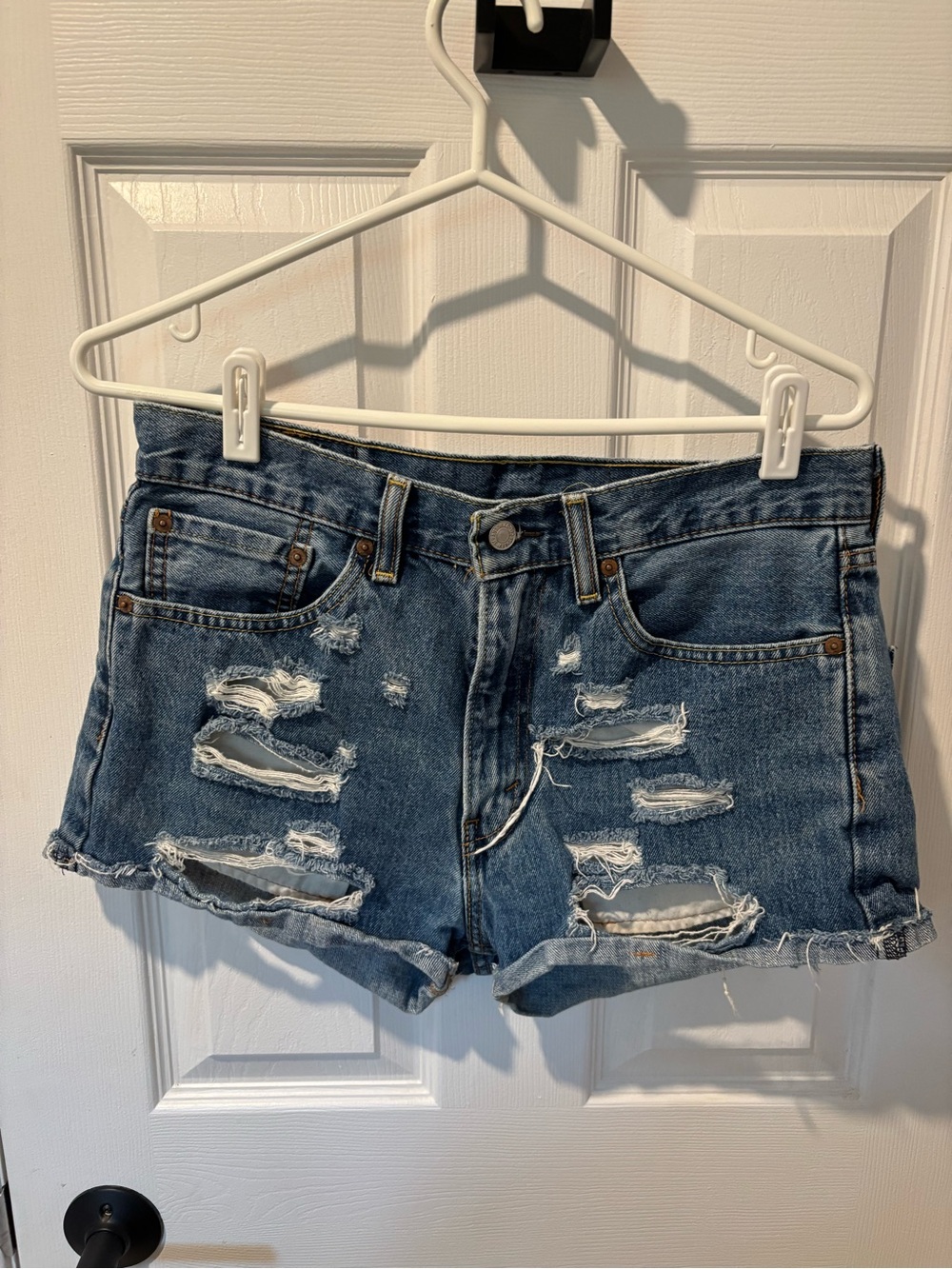 Levis 505 Denim Shorts Size 32